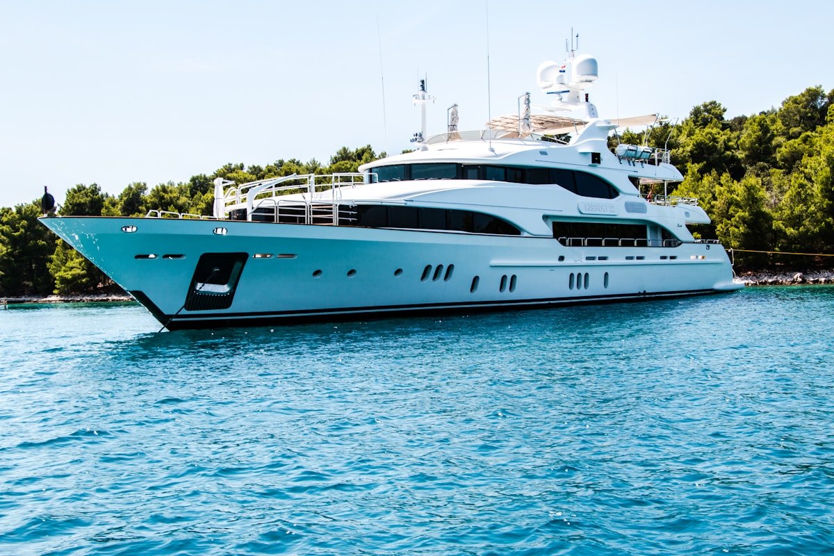 A yacht, the kind of asset sourced through a specialist search